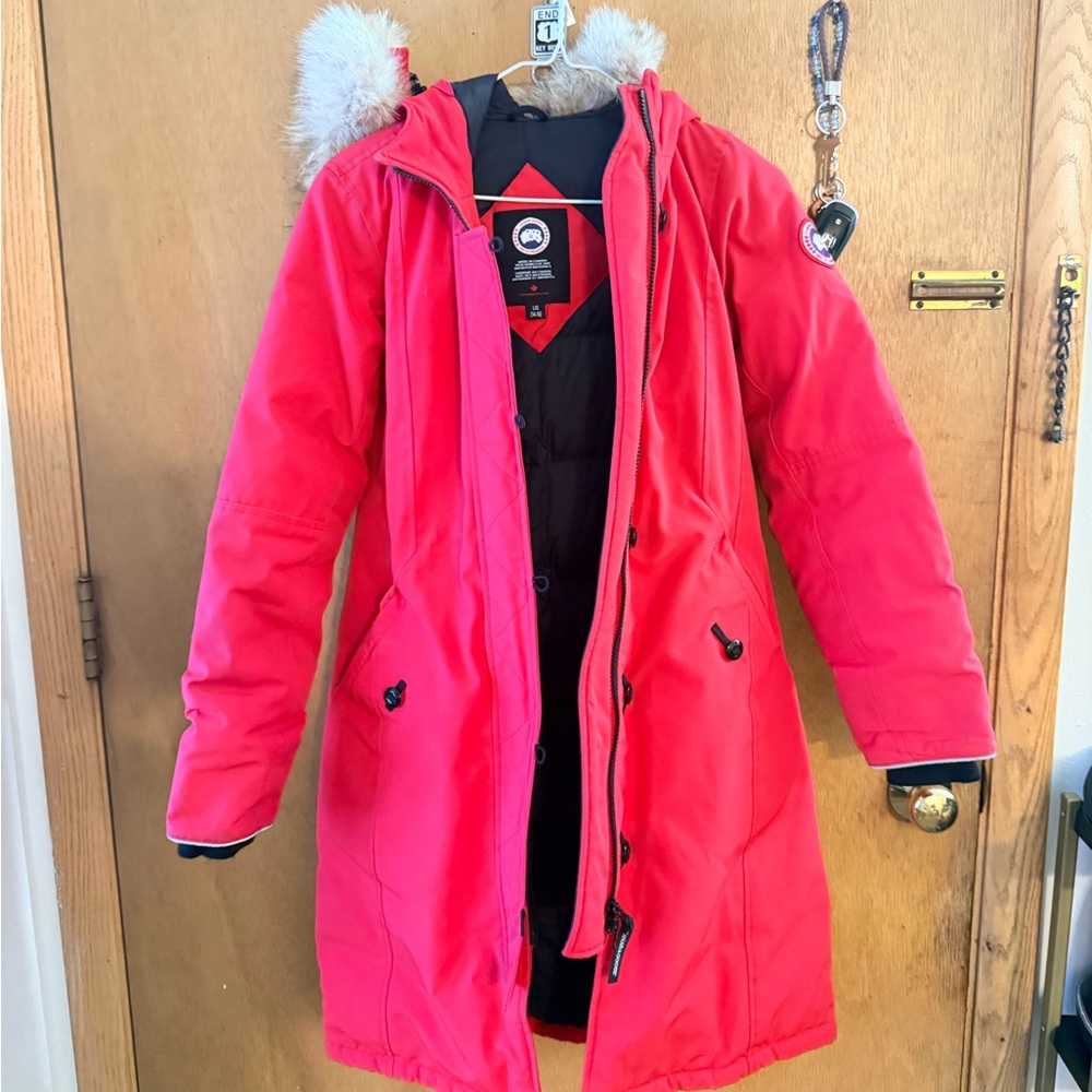 Canada Goose Girls Red Jacket